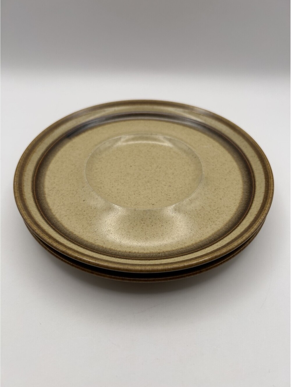 Mikasa Homespun Country Side J7801 2 Saucers Japan